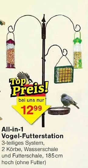 All-in-1 Vogel-Futterstation