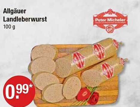 Allgäuer Landleberwurst 100 g von Peter Micheler