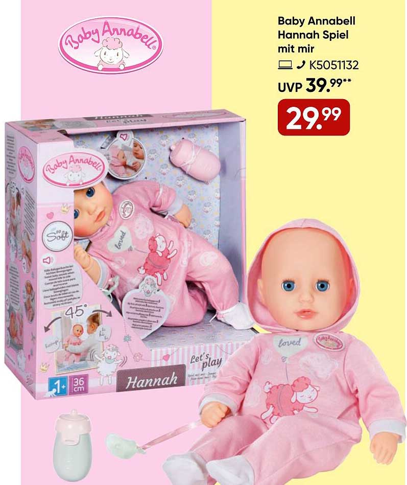 Baby Annabell Hannah Spiel mit mir