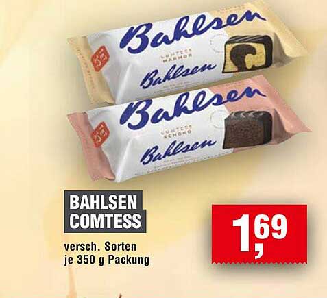 BAHLSEN COMTESS - Verschiedene Sorten, je 350 g Packung