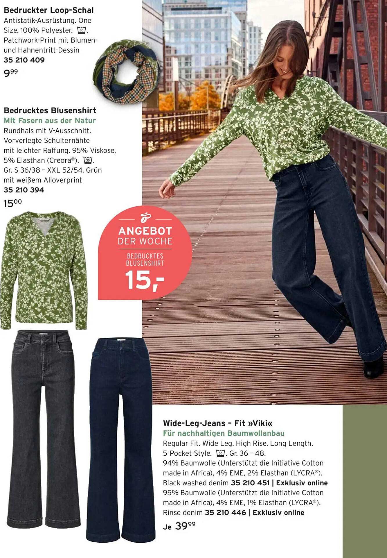 Bedrucktes Blusenshirt - Angebot der Woche