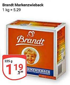 Brandt Markenzwieback 225 g