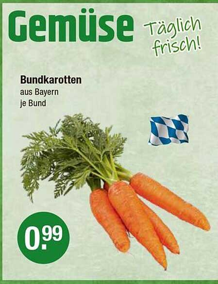 Bundkarotten aus Bayern je Bund