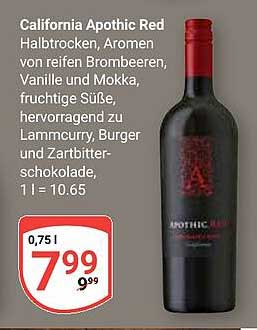 California Apothic Red Halbtrocken