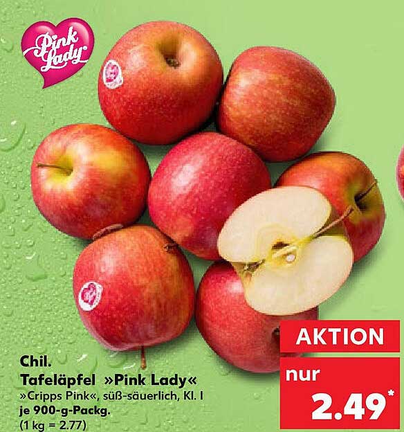 Chil. Tafeläpfel »Pink Lady«