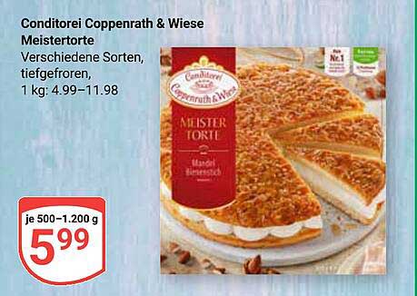 Conditorei Coppenrath & Wiese Meistertorte - Verschiedene Sorten, tiefgefroren