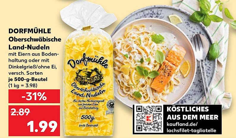 DORFMÜHLE Oberschwäbische Land-Nudeln 500 g