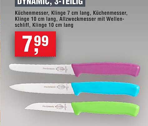 DYNAMIC, 3-TEILIG - Küchenmesser Set