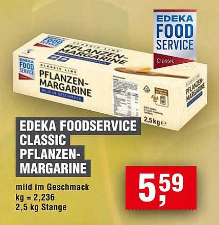 EDEKA FOOD SERVICE CLASSIC PFLANZEN-MARGARINE