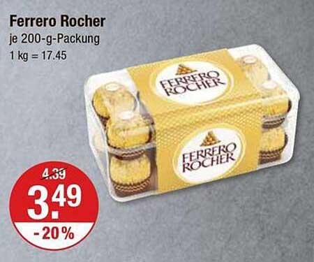 Ferrero Rocher 200-g-Packung