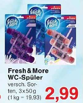 Fresh & More WC-Spüler 3x50g