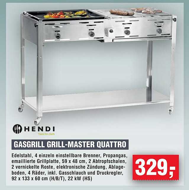GASGRILL GRILL-MASTER QUATTRO