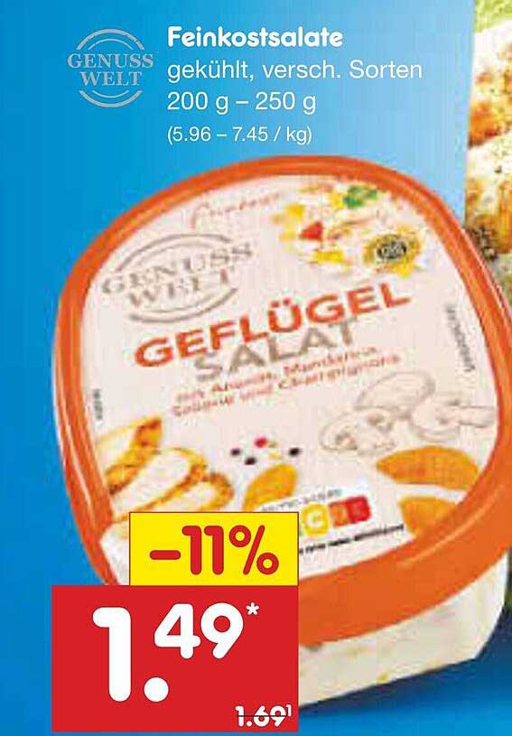 Geflügelsalat – GenussWelt, 200 g – 250 g
