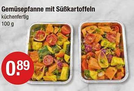 Gemüsepfanne mit Süßkartoffeln küchenfertig 100 g