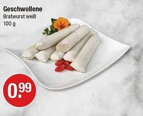 Geschwollene Bratwurst weiß 100 g