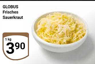 GLOBUS Frisches Sauerkraut 1 kg für nur 3,90 €