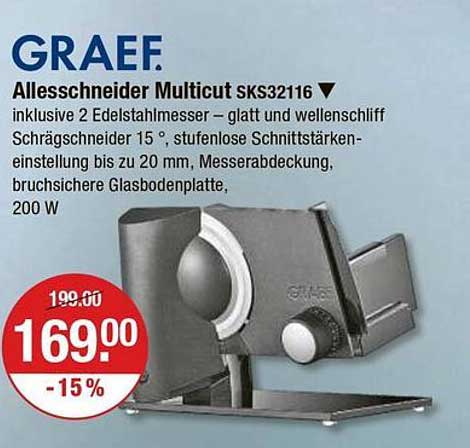 GRAEF. Allesschneider Multicut SKS32116