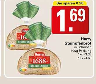 Harry Steinofenbrot in Scheiben 500g Packung