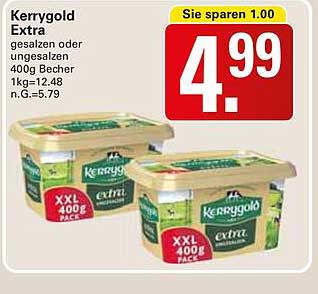 Kerrygold Extra - Gesalzen oder Ungesalzen 400g Becher