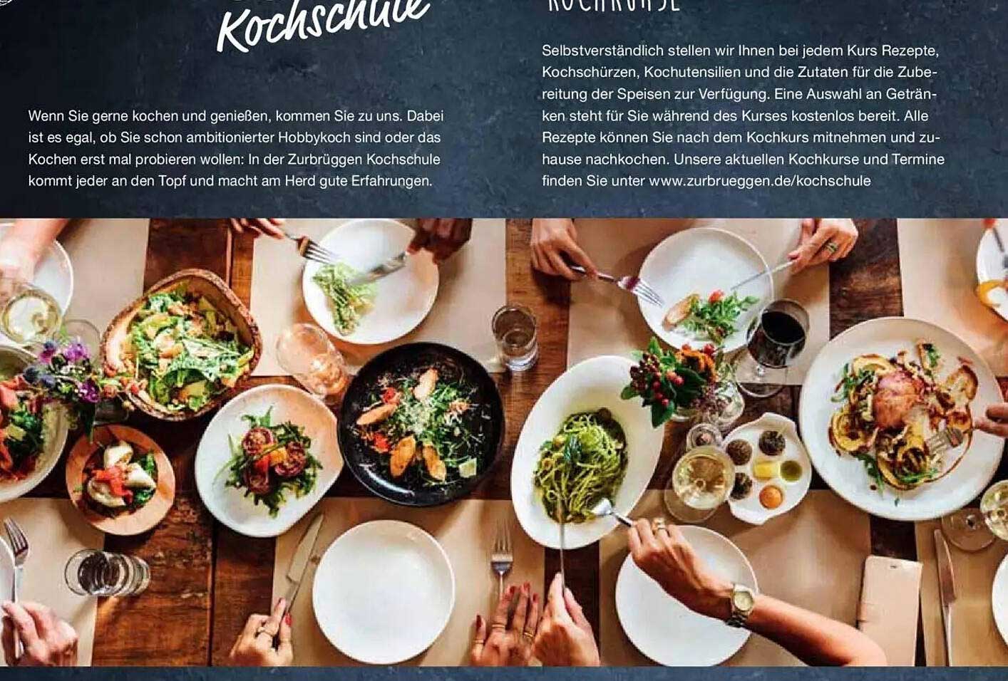 Kochschule bei Zurbrüggen – Entdecken Sie die Freude am Kochen!