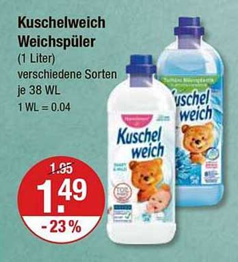 Kuschelweich Weichspüler (1 Liter) - verschiedene Sorten