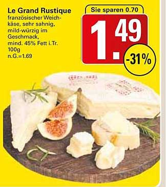 Le Grand Rustique - Französischer Weichkäse
