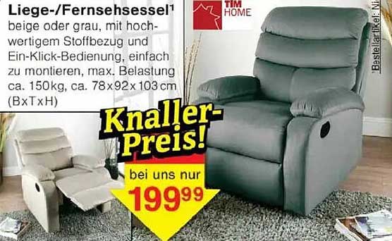 Liege-/Fernsehessel von TIM HOME - Komfort für Ihr Zuhause