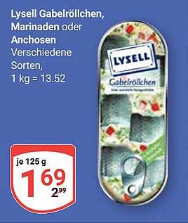 Lysell Gabelröllchen, Marinaden oder Anchosen – Verschiedene Sorten