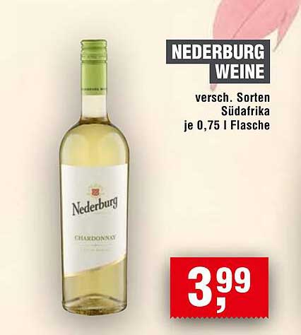 Nederburg Weine - Verschiedene Sorten aus Südafrika