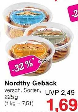 Nordthy Gebäck - verschiedene Sorten, 225g