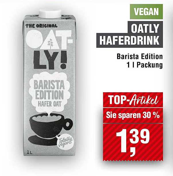 OATLY! HAFERDRINK Barista Edition 1 l Packung