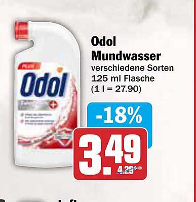 Odol Mundwasser verschiedene Sorten 125 ml Flasche