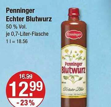 Penninger Echter Blutwurz 0,7-Liter-Flasche