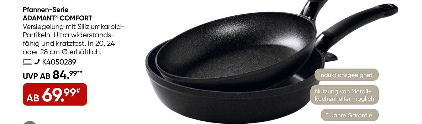 Pfannen-Serie ADAMANT® COMFORT