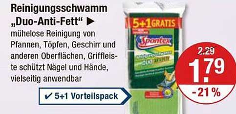 Reinigungsschwamm „Duo-Anti-Fett“