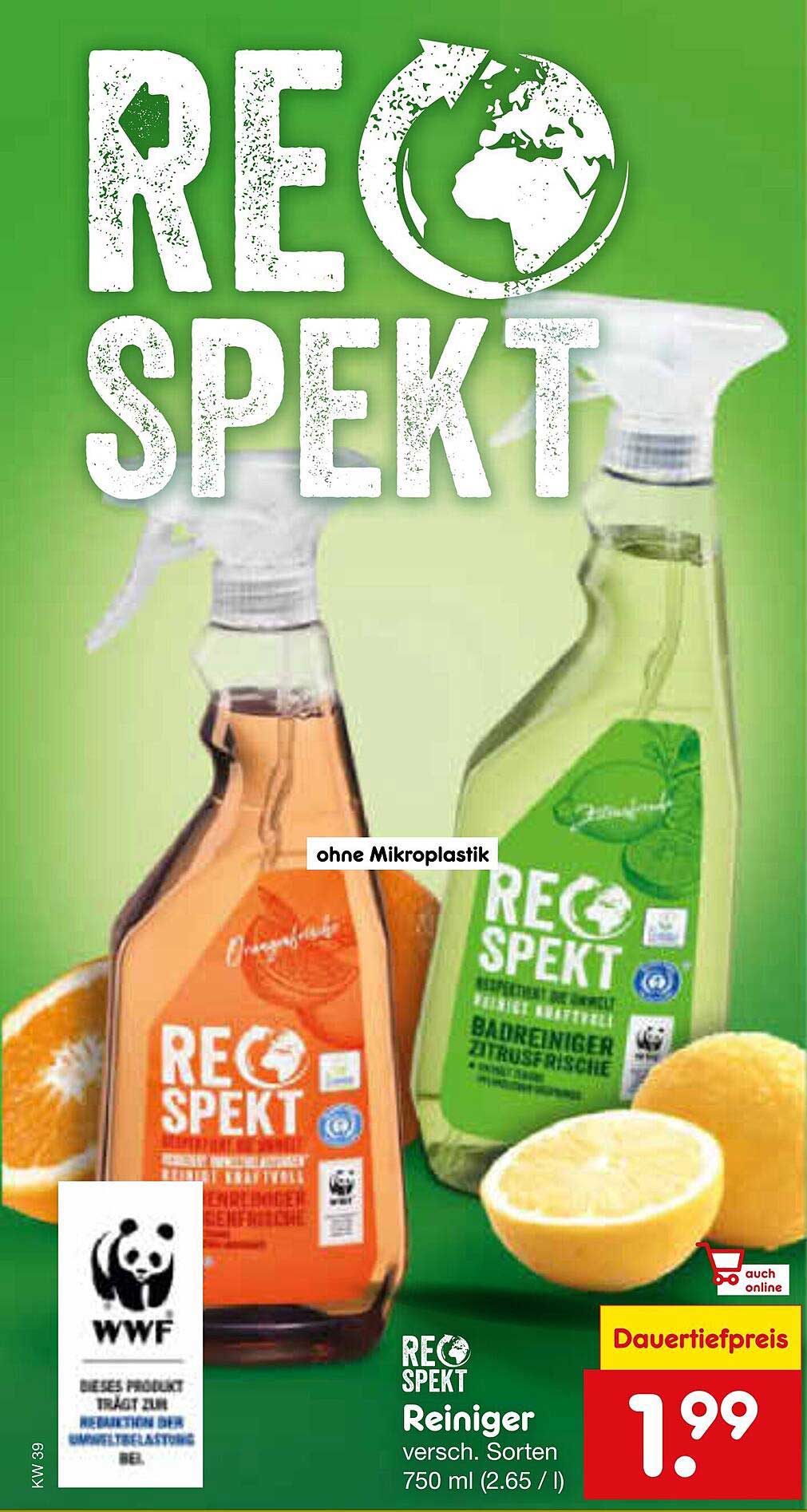 REO SPEKT Reiniger verschiedene Sorten 750 ml