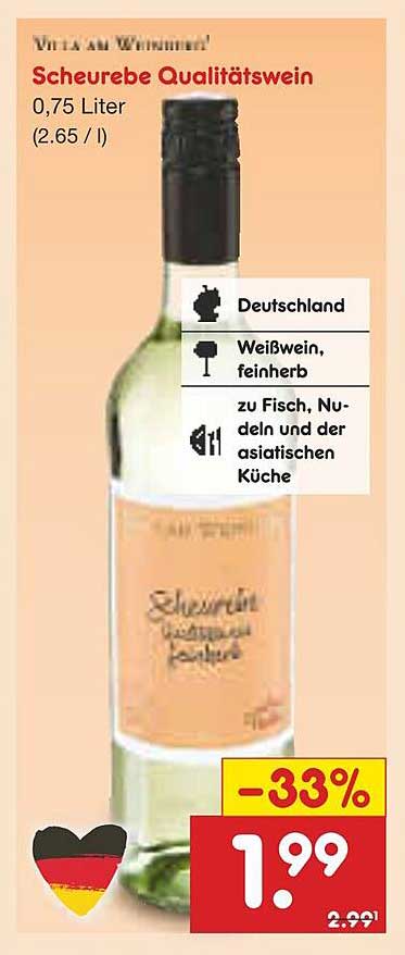 Scheurebe Qualitätswein 0,75 Liter