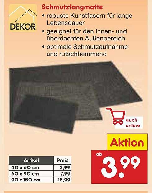 Schmutzfangmatte - robust und vielseitig