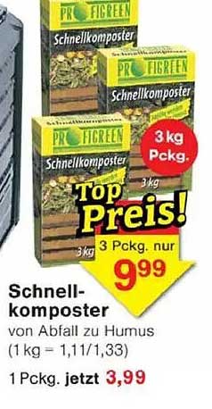 Schnellkomposter von Profigreen - 3 kg Pckg.