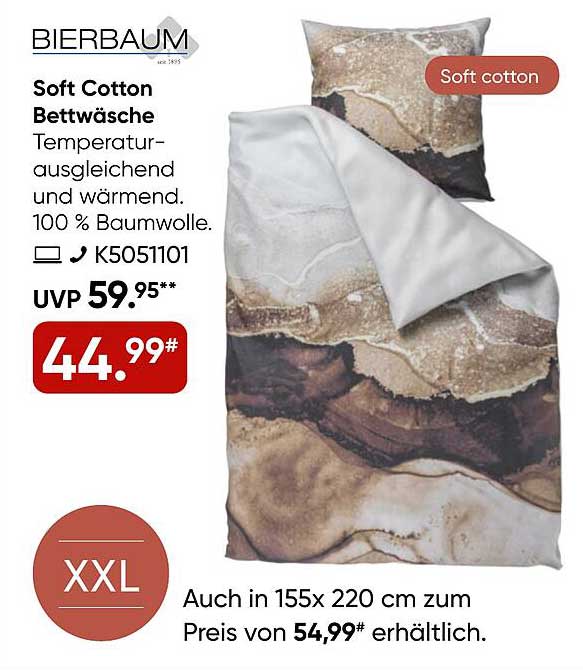 Soft Cotton Bettwäsche von Bierbaum