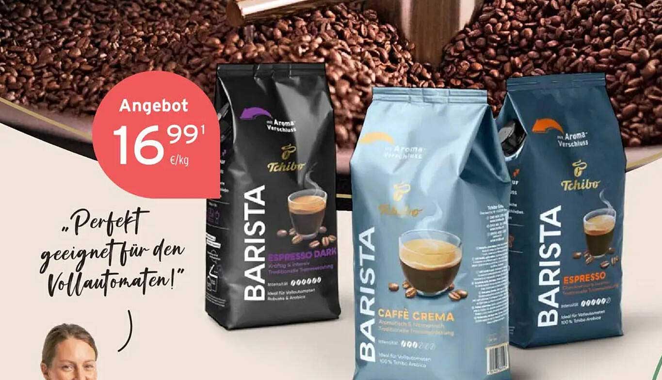 Tchibo BARISTA Kaffeebohnensorten - Ideal für Vollautomaten