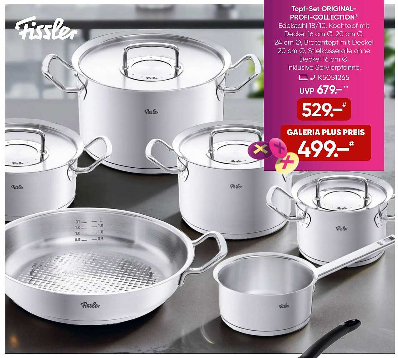 Topf-Set ORIGINAL-PROFI-COLLECTION® von Fissler