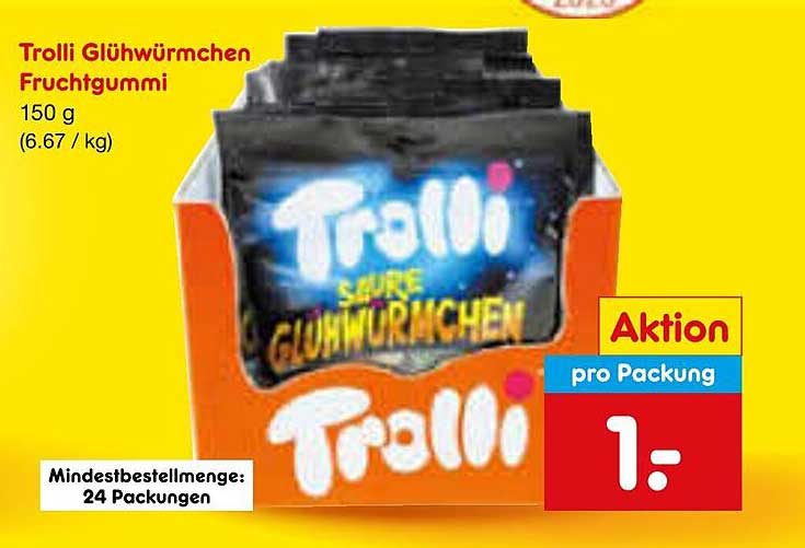 Trolli Glühwürmchen Fruchtgummi 150 g