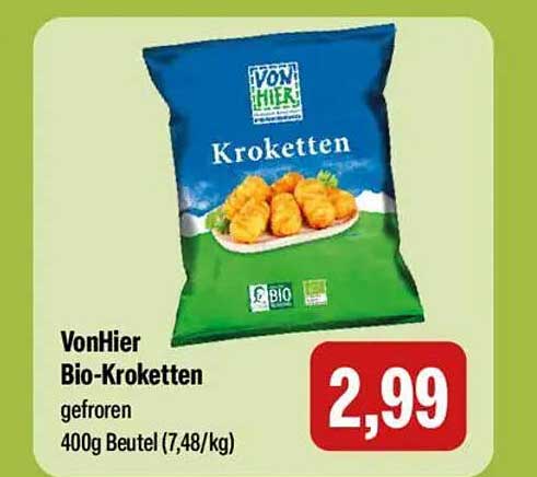 VonHier Bio-Kroketten 400g Beutel