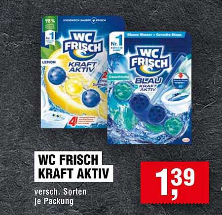 WC FRISCH KRAFT AKTIV - verschiedene Sorten je Packung