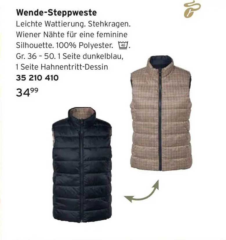 Wende-Steppweste