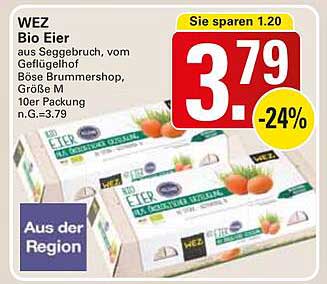 WEZ Bio Eier 10er Packung