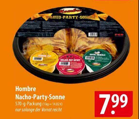 Hombre Nacho-Party-Sonne Angebot bei Famila Nord Ost