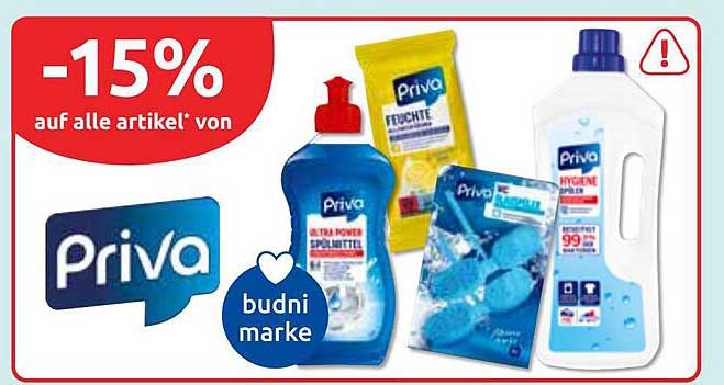 -15% auf alle Artikel von Priva