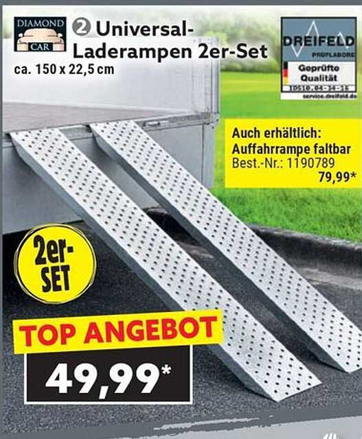 2 Universal-Laderampen 2er-Set